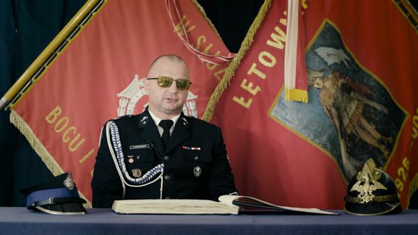 Fragment wywiadu (kadr z filmu)