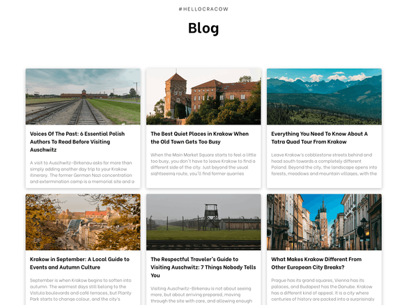 A blog that grows the brand's visibility
